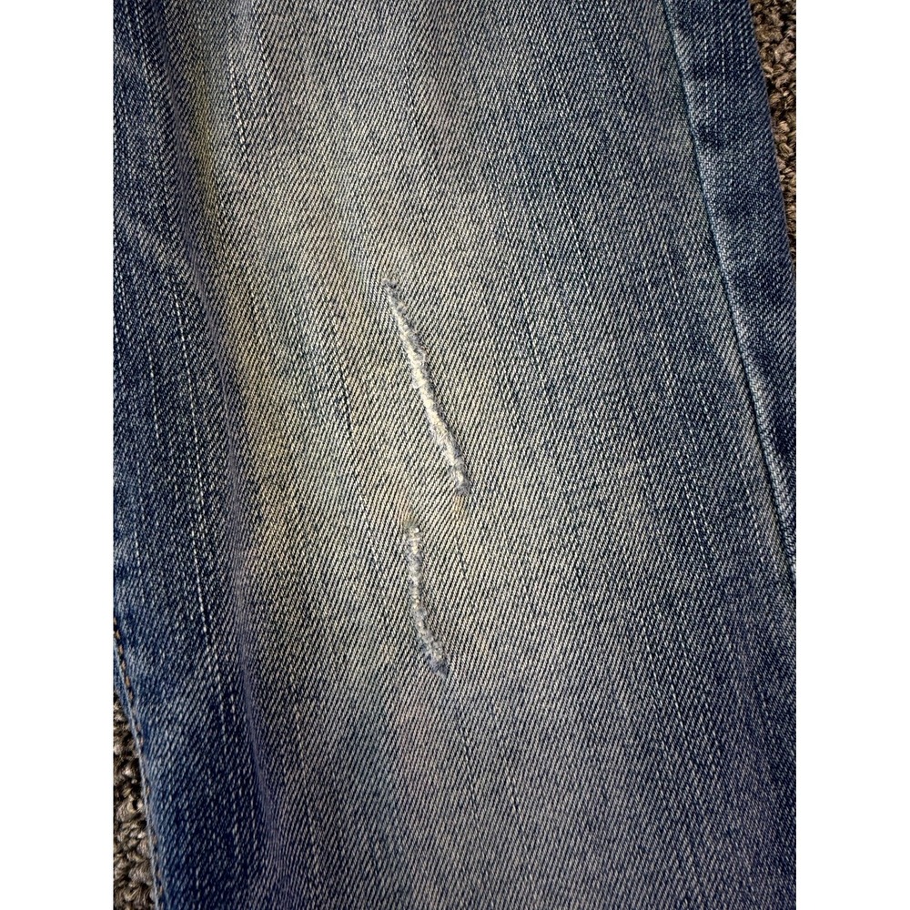 American Eagle Outfitters Stretch Jeans Womens 8 Blue Denim Light Wash Straight - Picture 8 of 16